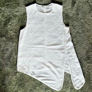 Aritzia White Blouse Top Babaton